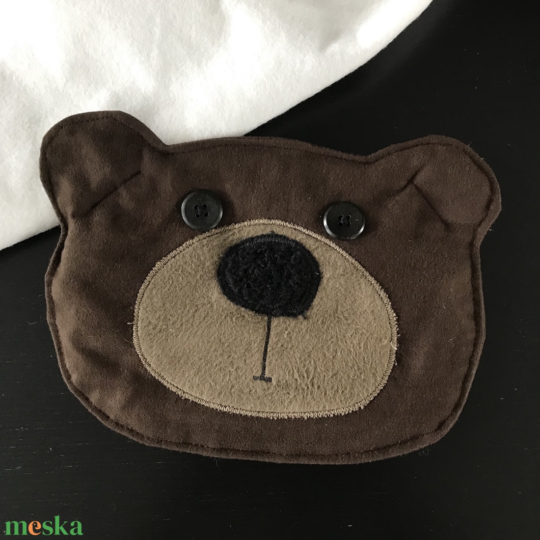 Maci, mackó neszesszer vagy tolltartó - otthon & életmód - papír, írószer - tolltartó & ceruzatekercs - Meska.hu