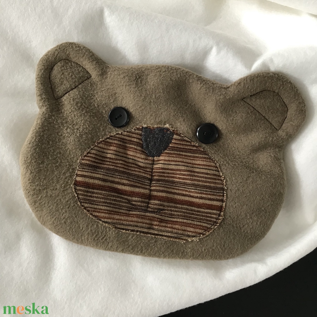 Maci, mackó neszesszer vagy tolltartó - otthon & életmód - papír, írószer - tolltartó & ceruzatekercs - Meska.hu