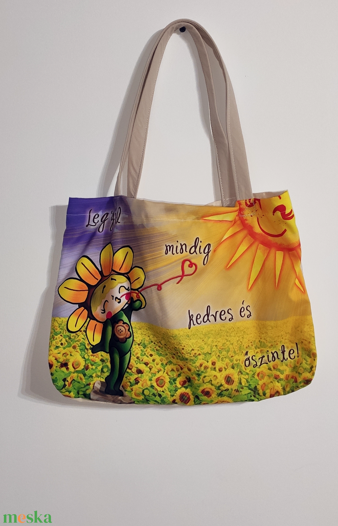 PizsaManó vászontáska plüssel: Naprafiú - játék & sport - plüssállat & játékfigura - plüss mesefigurák - Meska.hu