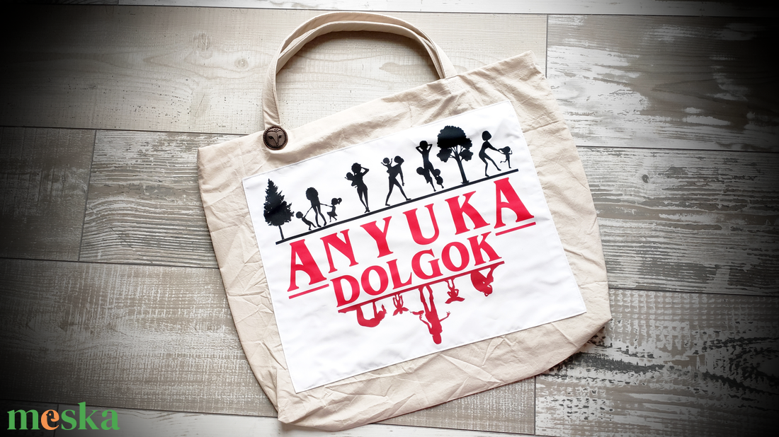 Bevásárló szatyor Anyuka Dolgok - táska & tok - bevásárlás & shopper táska - shopper, textiltáska, szatyor - Meska.hu