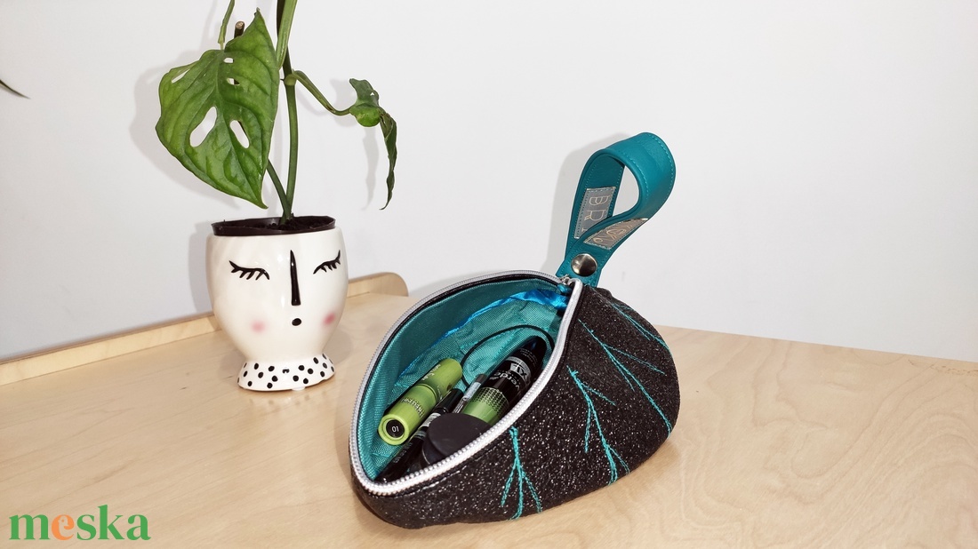 Víz férfi-elementál női levélneszesszer - táska & tok - neszesszer - Meska.hu