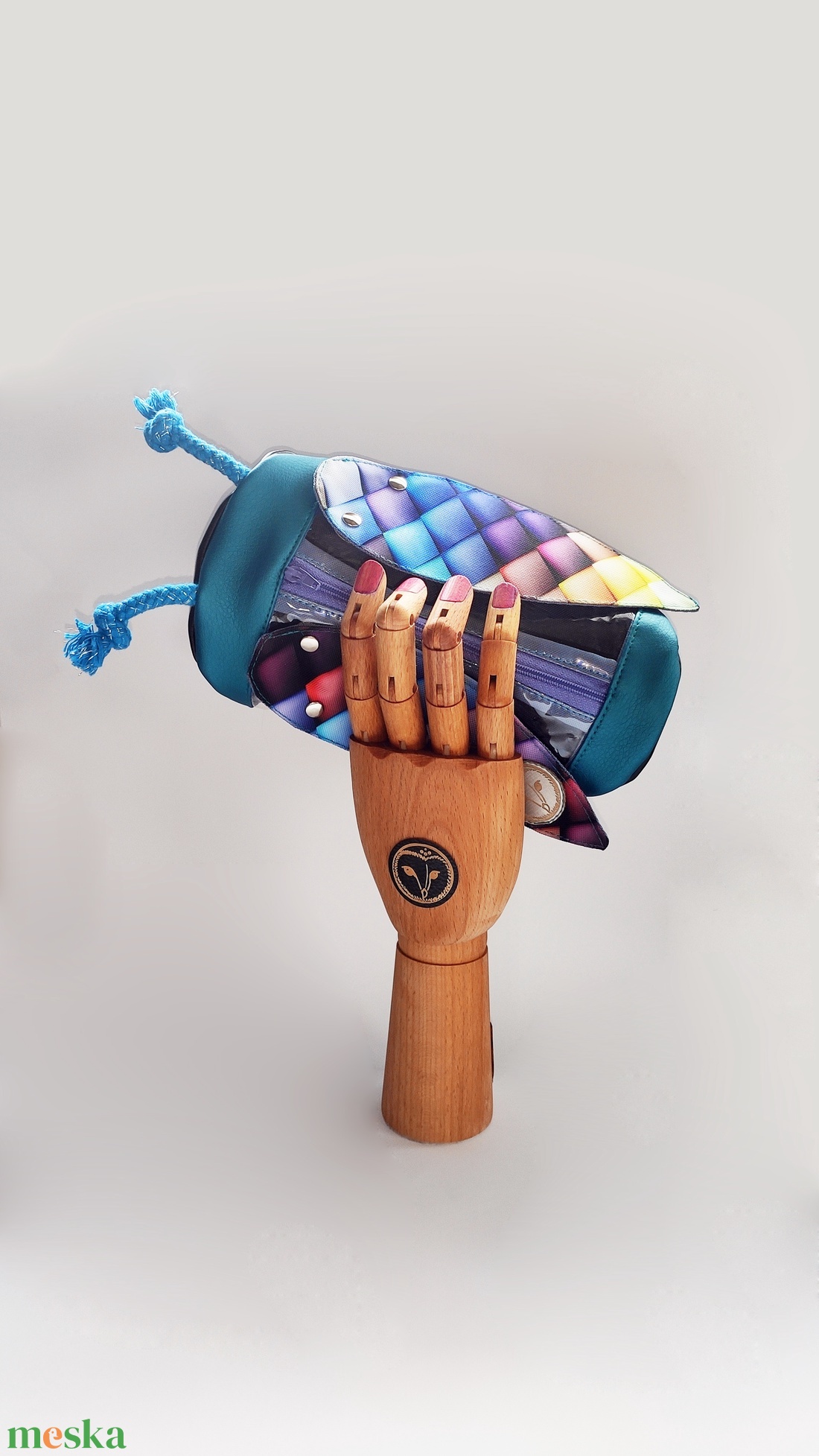 Rombuszkék Buggy  tolltartó - otthon & életmód - papír, írószer - tolltartó & ceruzatekercs - Meska.hu