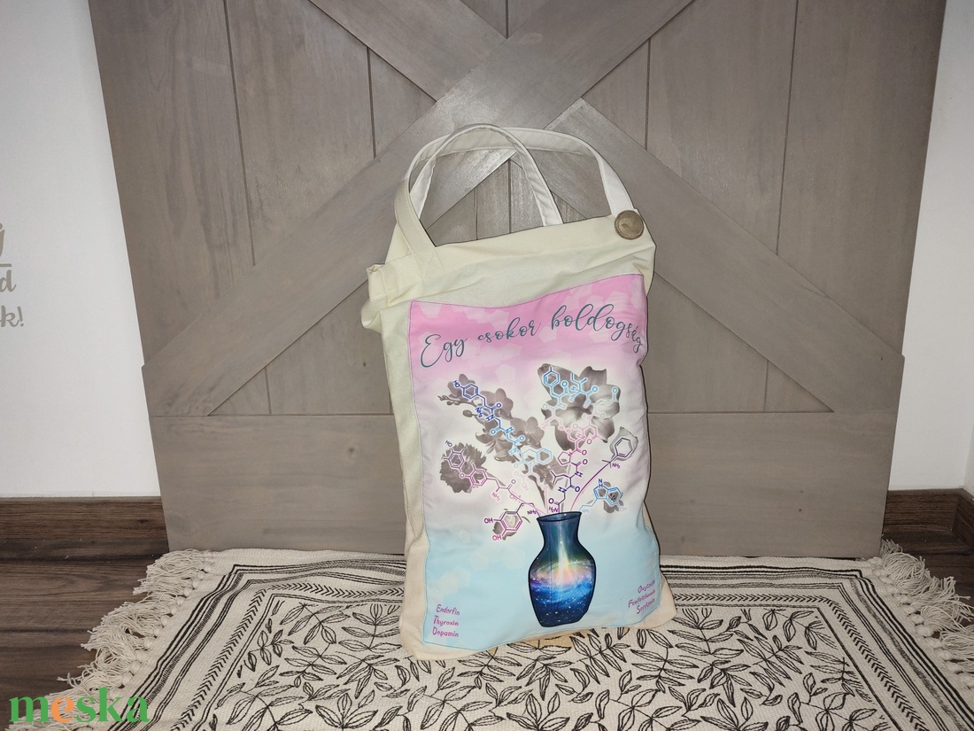 Bevásárló szatyor Kémia - táska & tok - bevásárlás & shopper táska - shopper, textiltáska, szatyor - Meska.hu