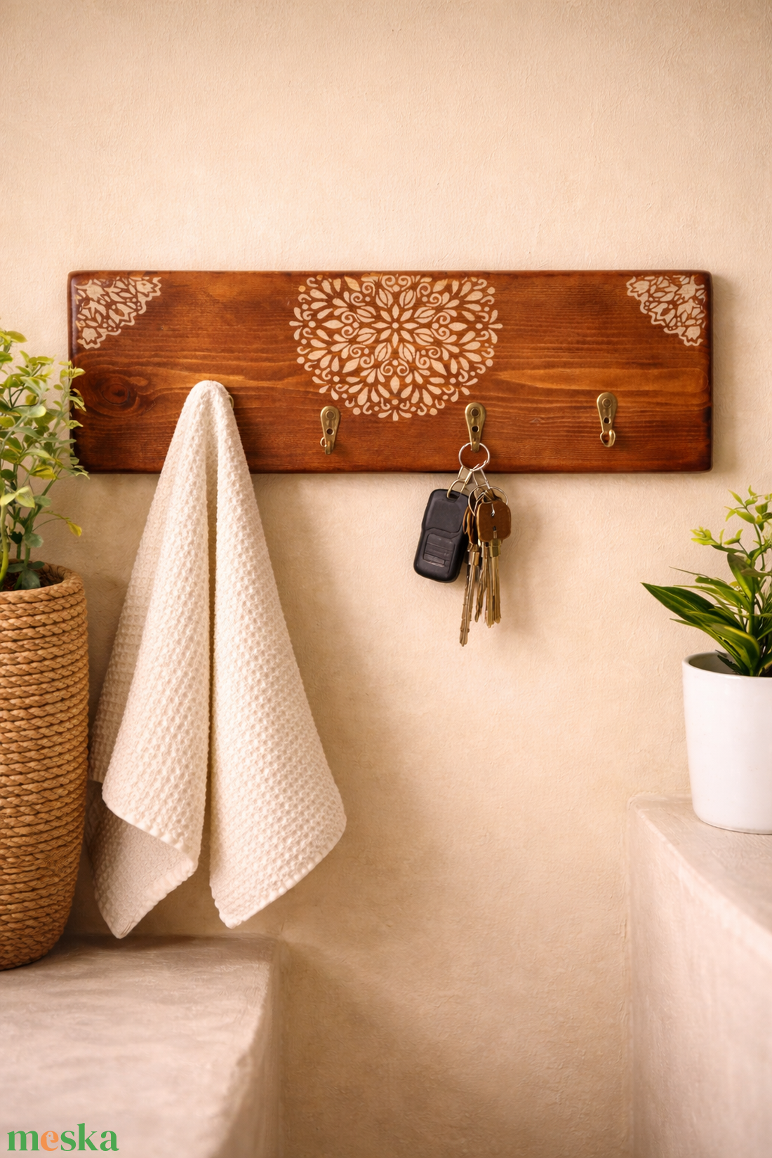 Fogas mandala mintával - otthon & életmód - bútor - fogas - Meska.hu