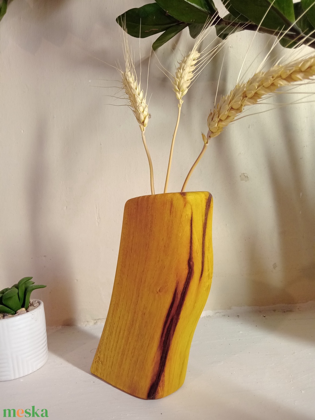 Fa váza - otthon & életmód - virágdekoráció - virágtartó - váza - Meska.hu