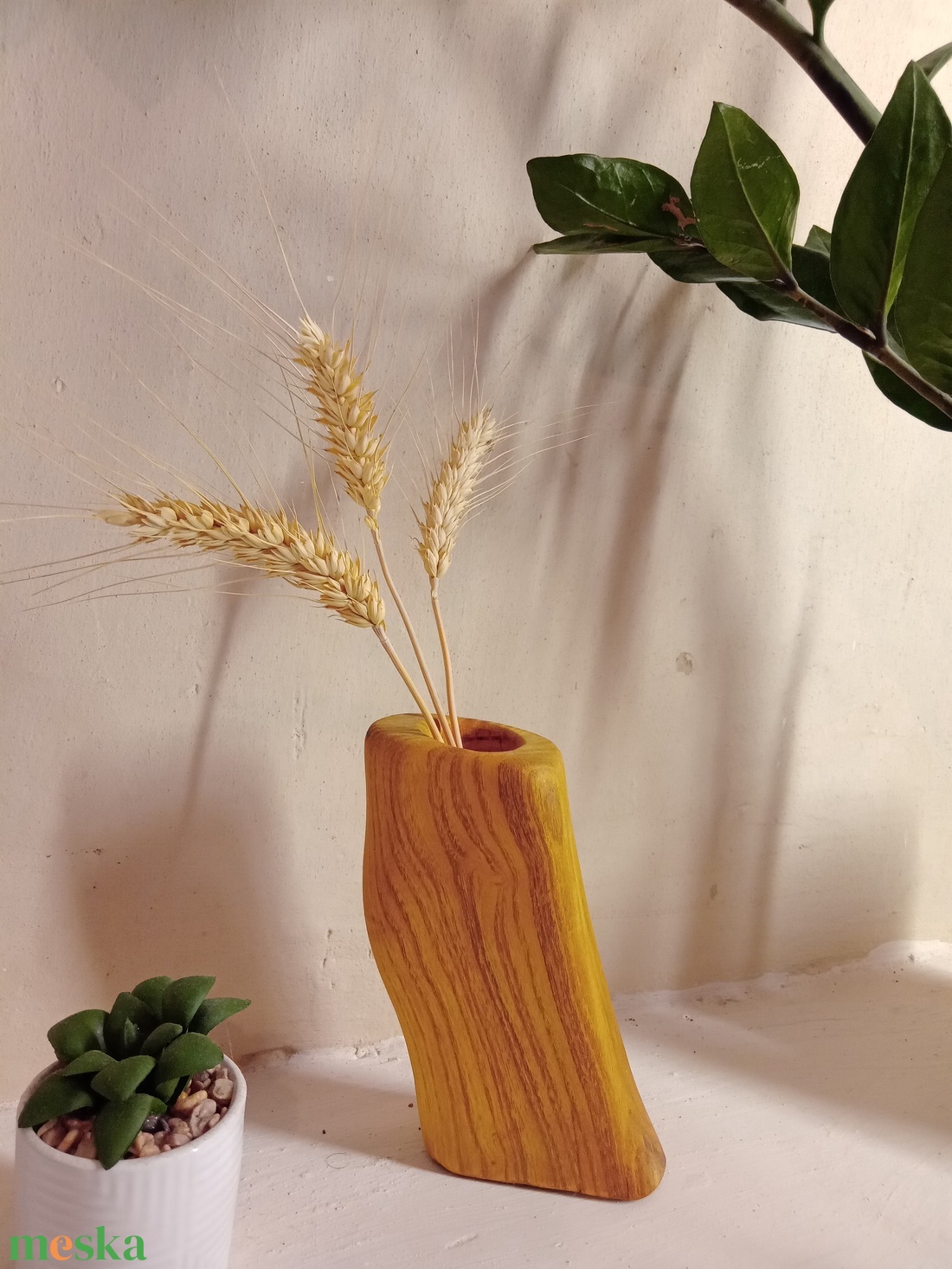 Fa váza - otthon & életmód - virágdekoráció - virágtartó - váza - Meska.hu