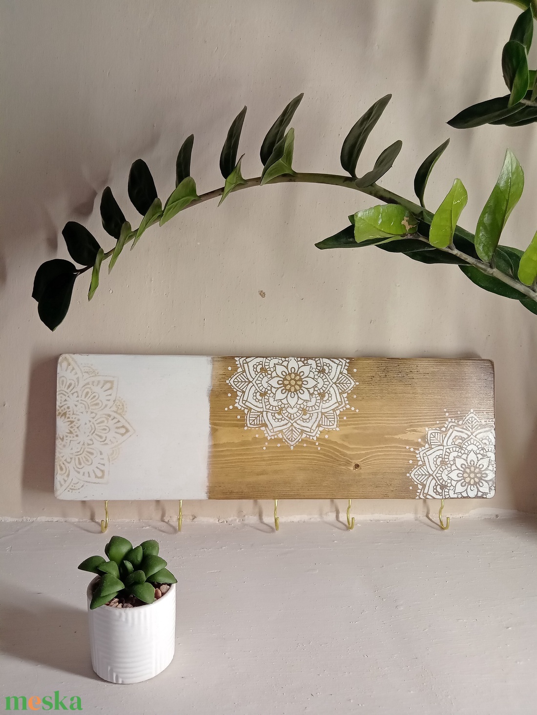 Mandalás fogas - otthon & életmód - bútor - fogas - Meska.hu