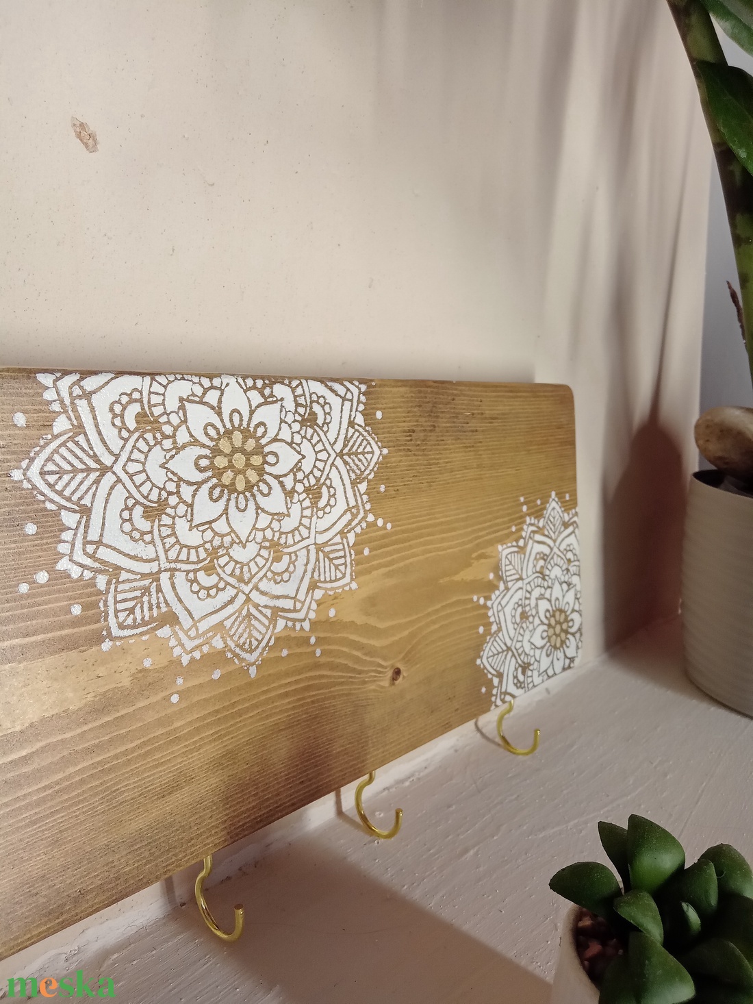 Mandalás fogas - otthon & életmód - bútor - fogas - Meska.hu