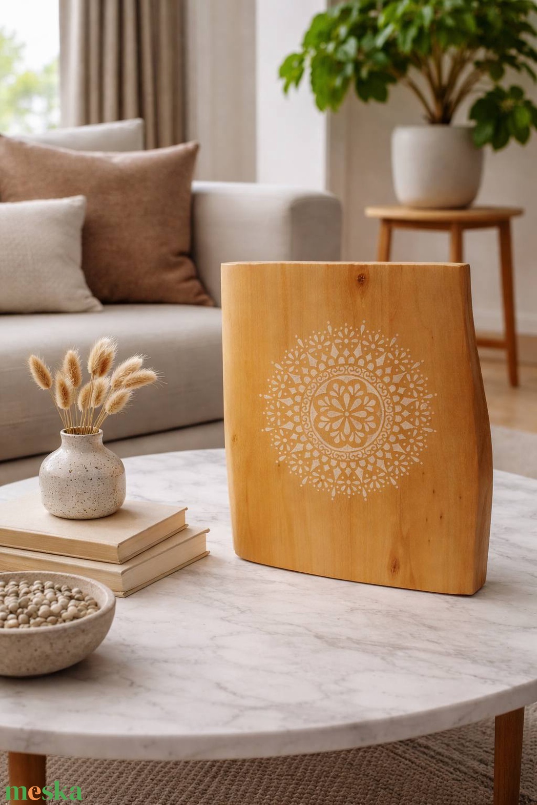 Mandalás asztaldísz / állókép - otthon & életmód - dekoráció - dísztárgy - Meska.hu