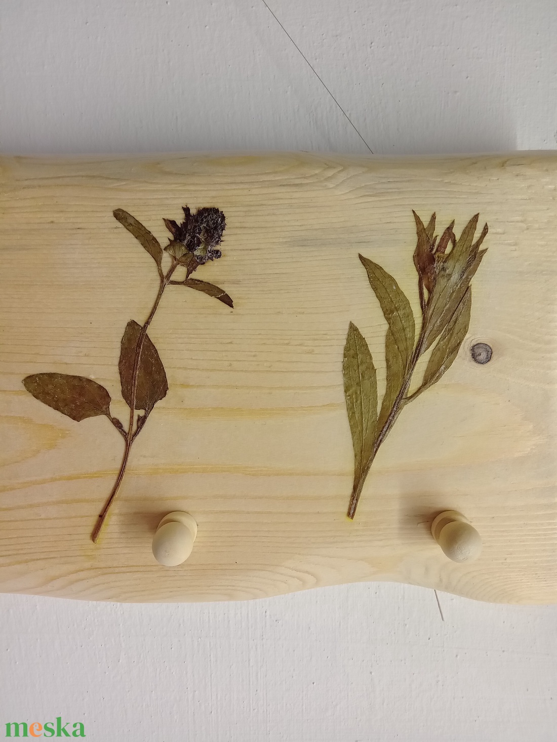 Fogas valódi préselt növényekkel - otthon & életmód - bútor - fogas - Meska.hu