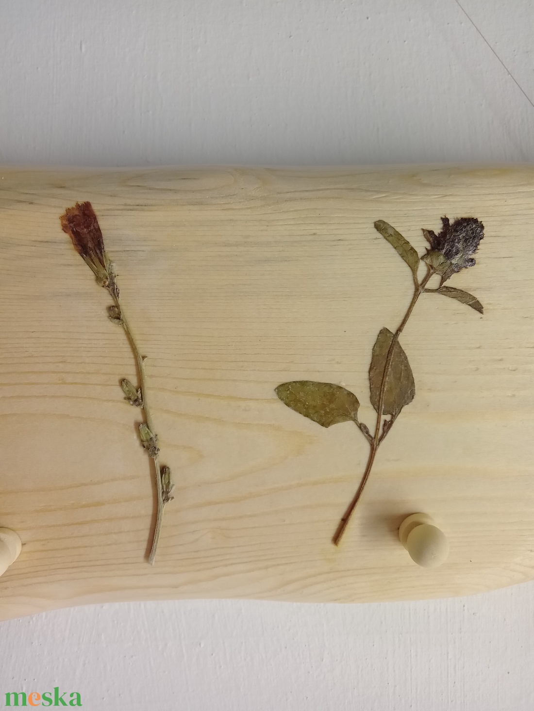 Fogas valódi préselt növényekkel - otthon & életmód - bútor - fogas - Meska.hu