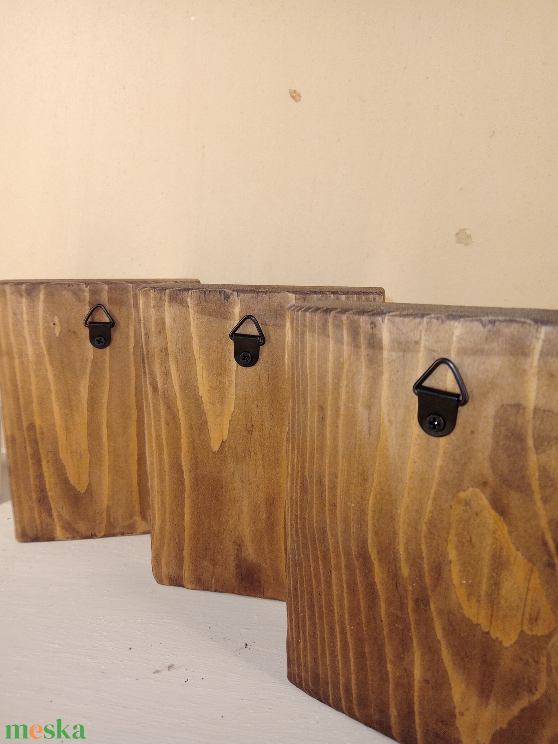 Mini fa falikép szett - otthon & életmód - dekoráció - kép & falikép - fából készült kép - Meska.hu