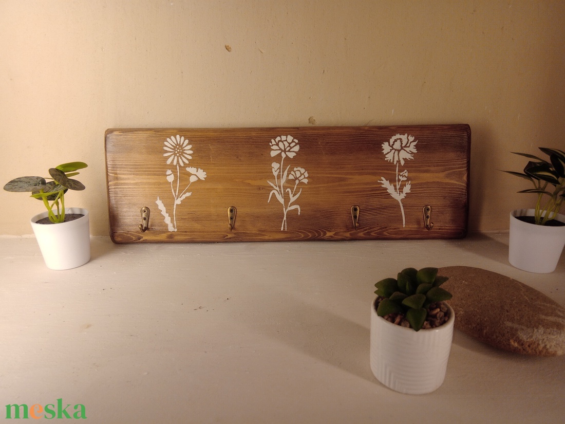 Virágos fogas - otthon & életmód - bútor - fogas - Meska.hu