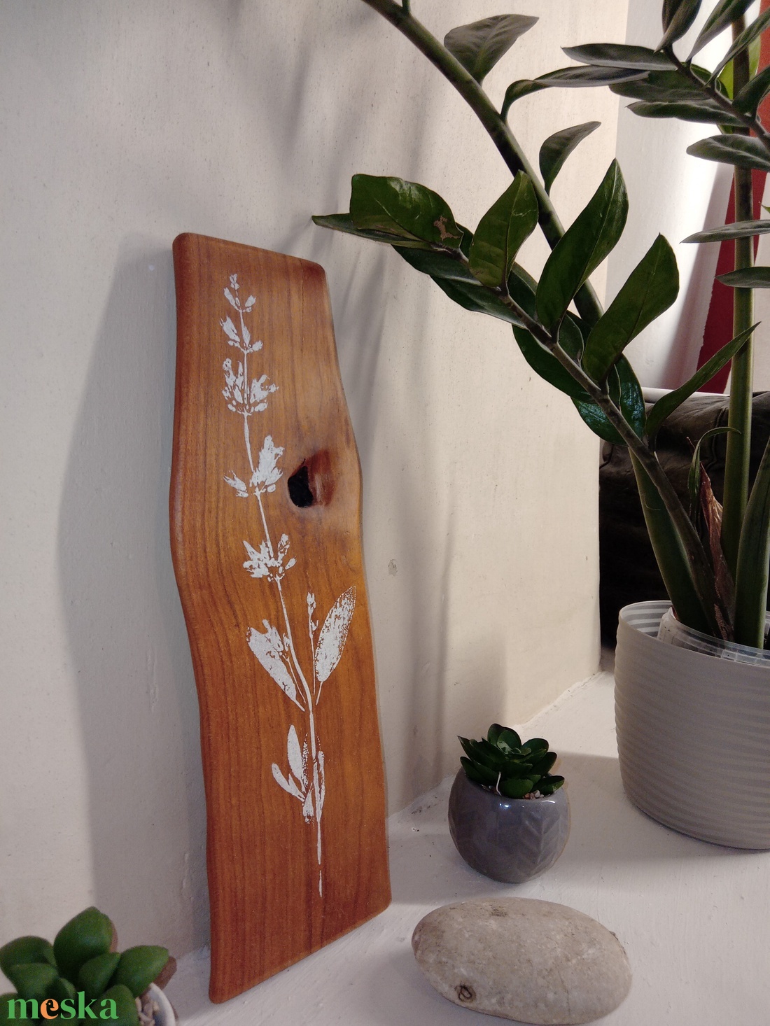 Cseresznyefa falikép  növény mintával - otthon & életmód - dekoráció - kép & falikép - fából készült kép - Meska.hu