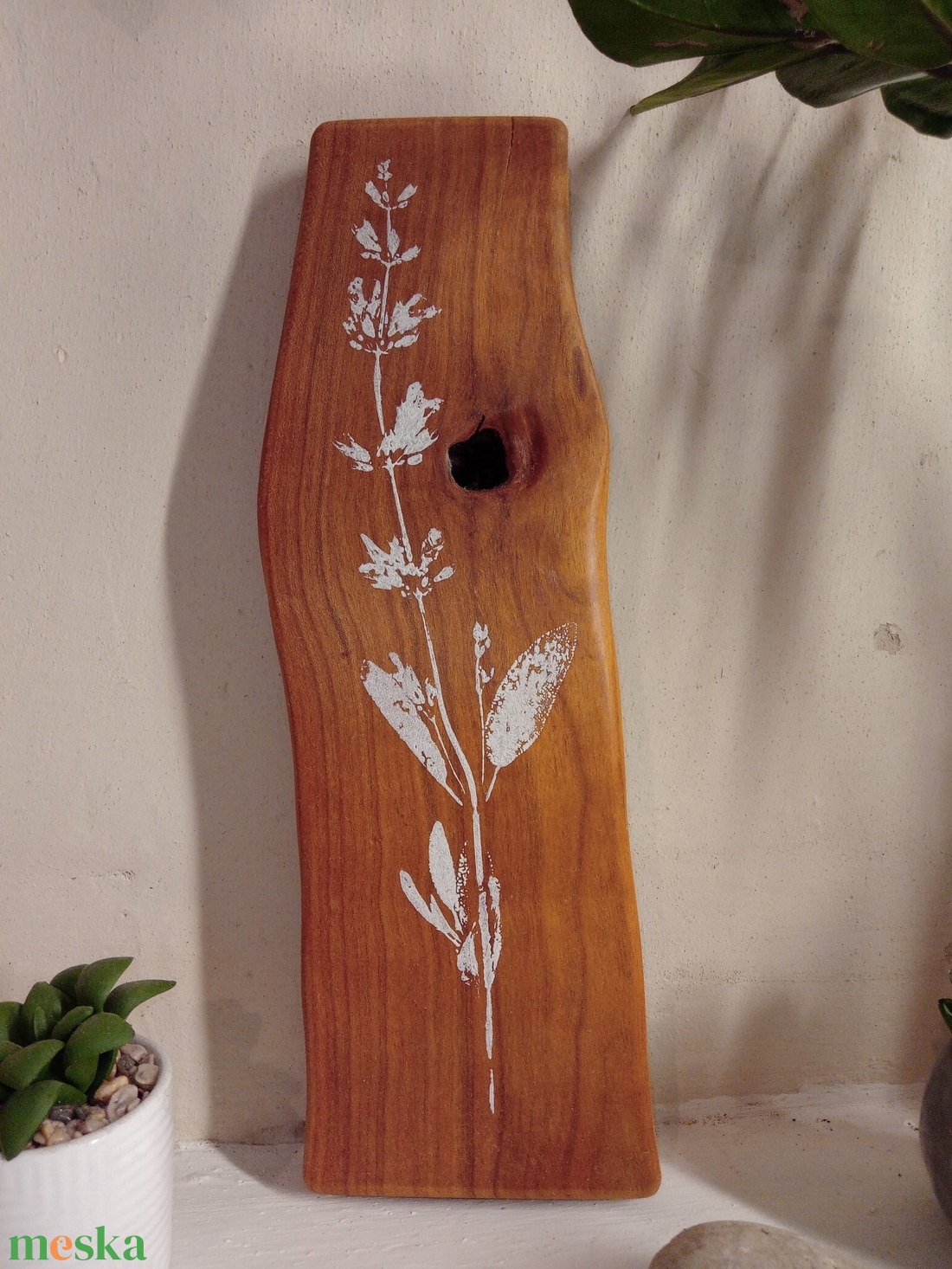 Cseresznyefa falikép  növény mintával - otthon & életmód - dekoráció - kép & falikép - fából készült kép - Meska.hu