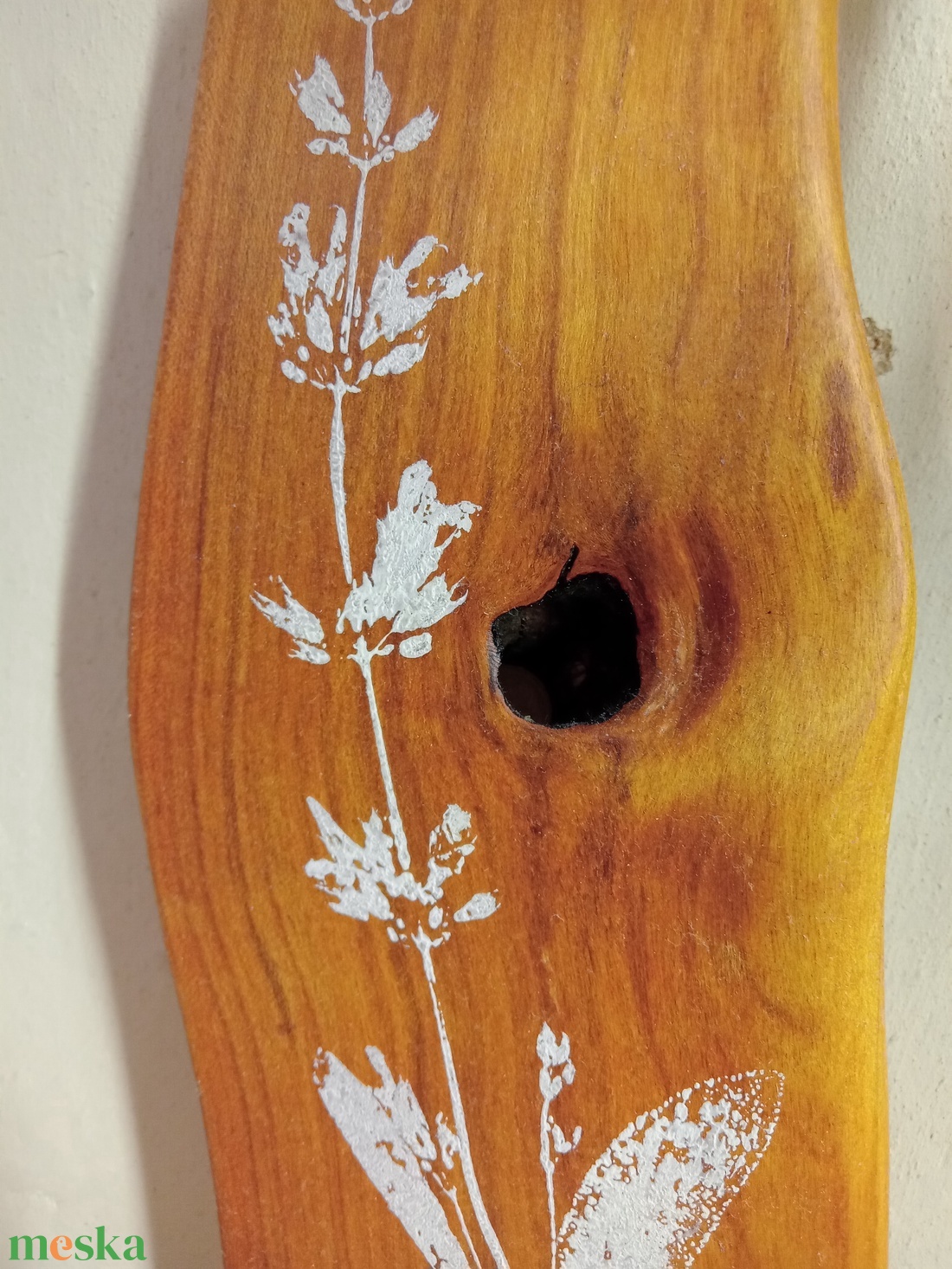 Cseresznyefa falikép  növény mintával - otthon & életmód - dekoráció - kép & falikép - fából készült kép - Meska.hu