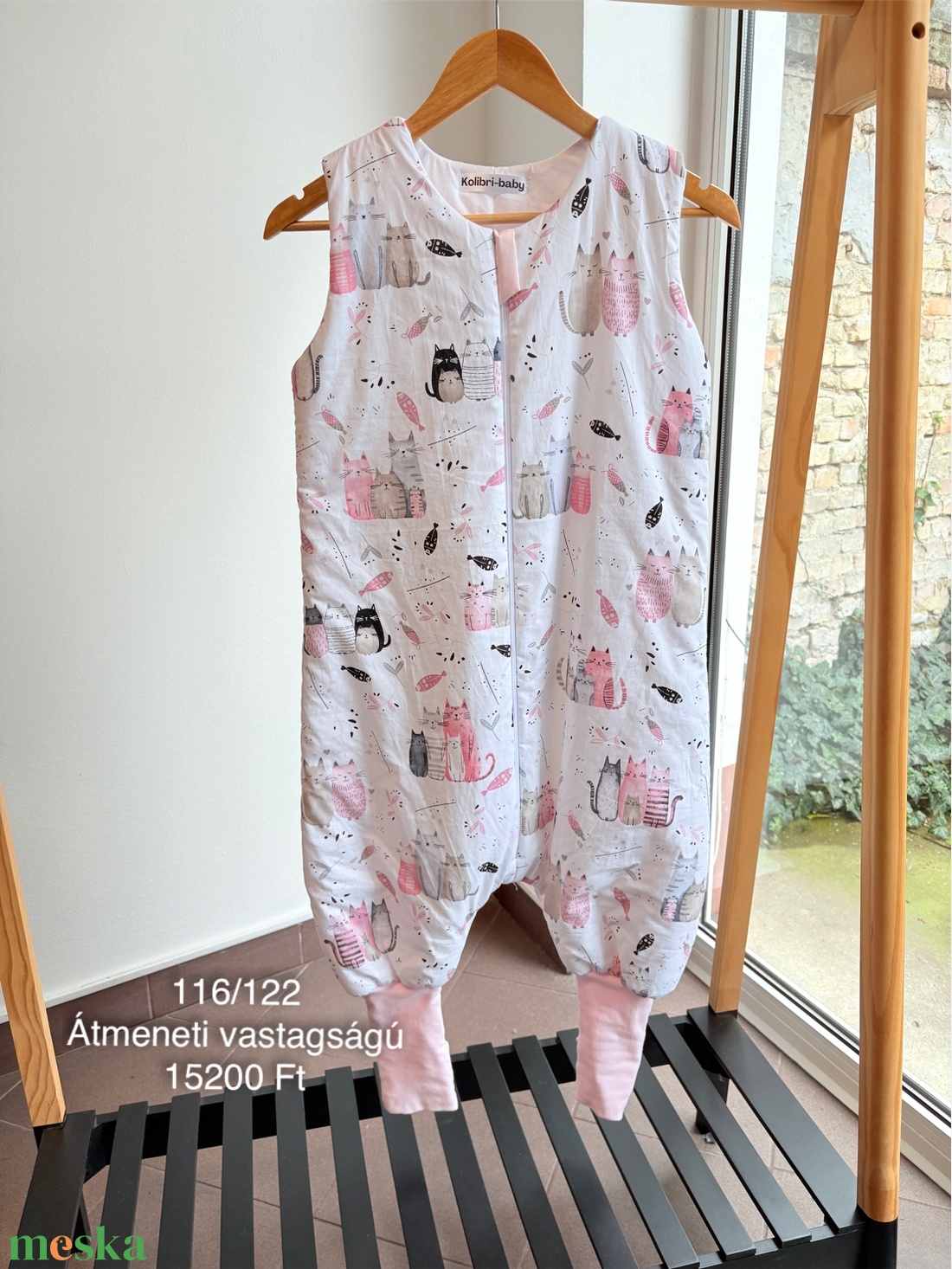 Tipegőhálózsák: cicák, 116/122, átmeneti  - ruha & divat - babaruha & gyerekruha - tipegőhálózsák - Meska.hu