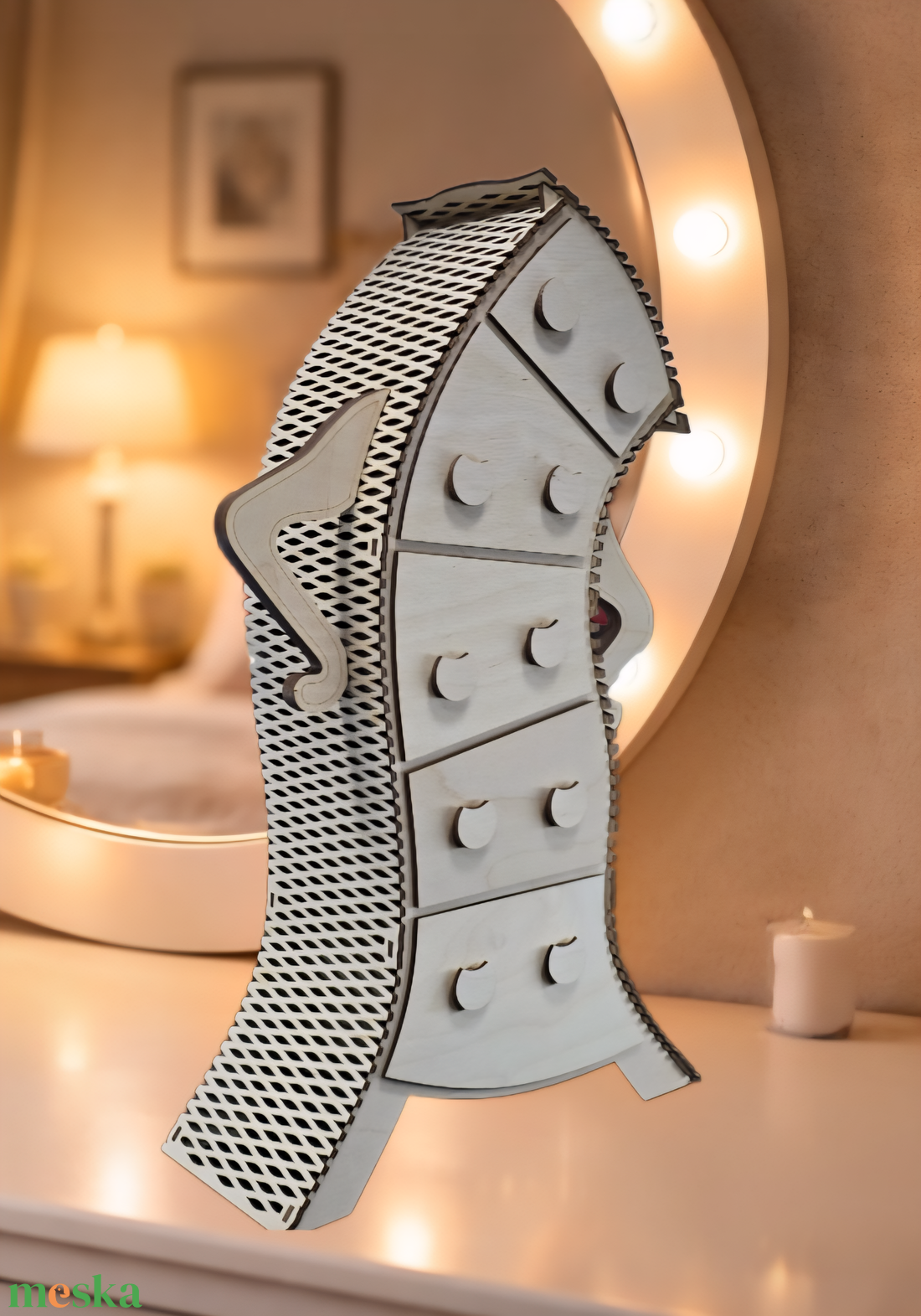 Fa ékszertartó szekrény � különleges design ékszertároló - ékszer - ékszertartó - ékszerdoboz - Meska.hu