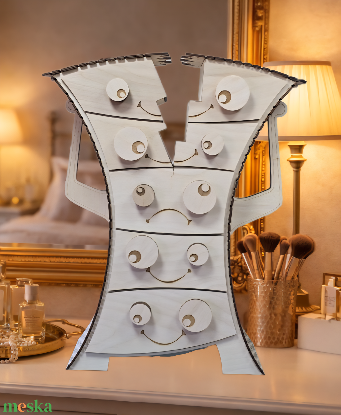 Különleges fa ékszertartó fiókokkal � egyedi design ékszertároló - ékszer - ékszertartó - ékszerdoboz - Meska.hu