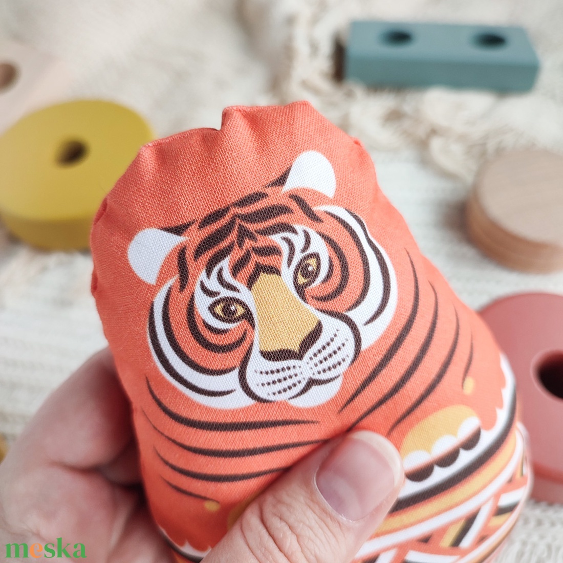 Marokállatka Tigris - játék & sport - baba & babaház - baba - Meska.hu Marokállatka Tigris - játék & sport - baba & babaház - baba - Meska.hu