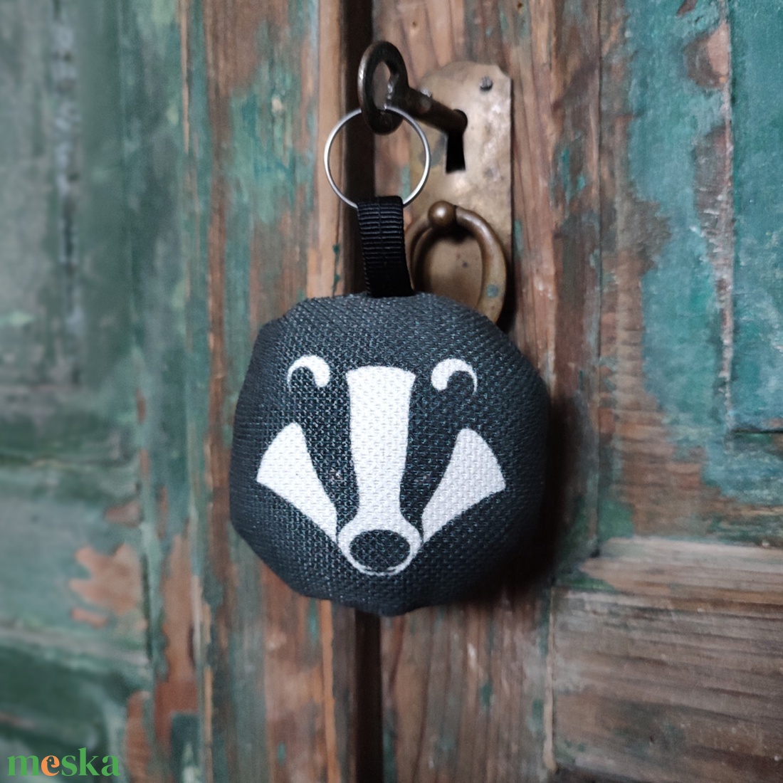 Textil kulcstartó � Borz - táska & tok - kulcstartó & táskadísz - kulcstartó - Meska.hu