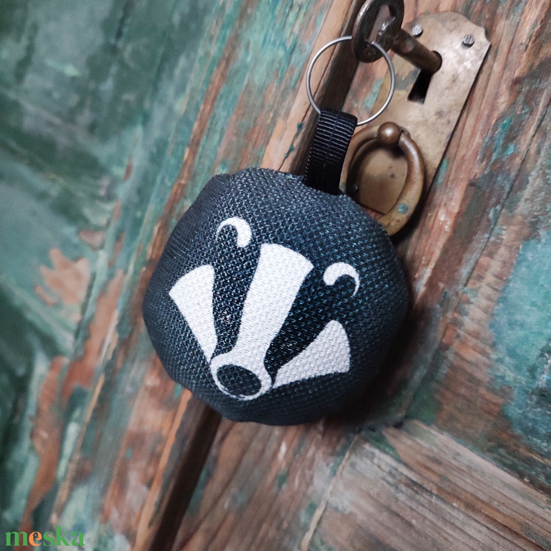 Textil kulcstartó � Borz - táska & tok - kulcstartó & táskadísz - kulcstartó - Meska.hu