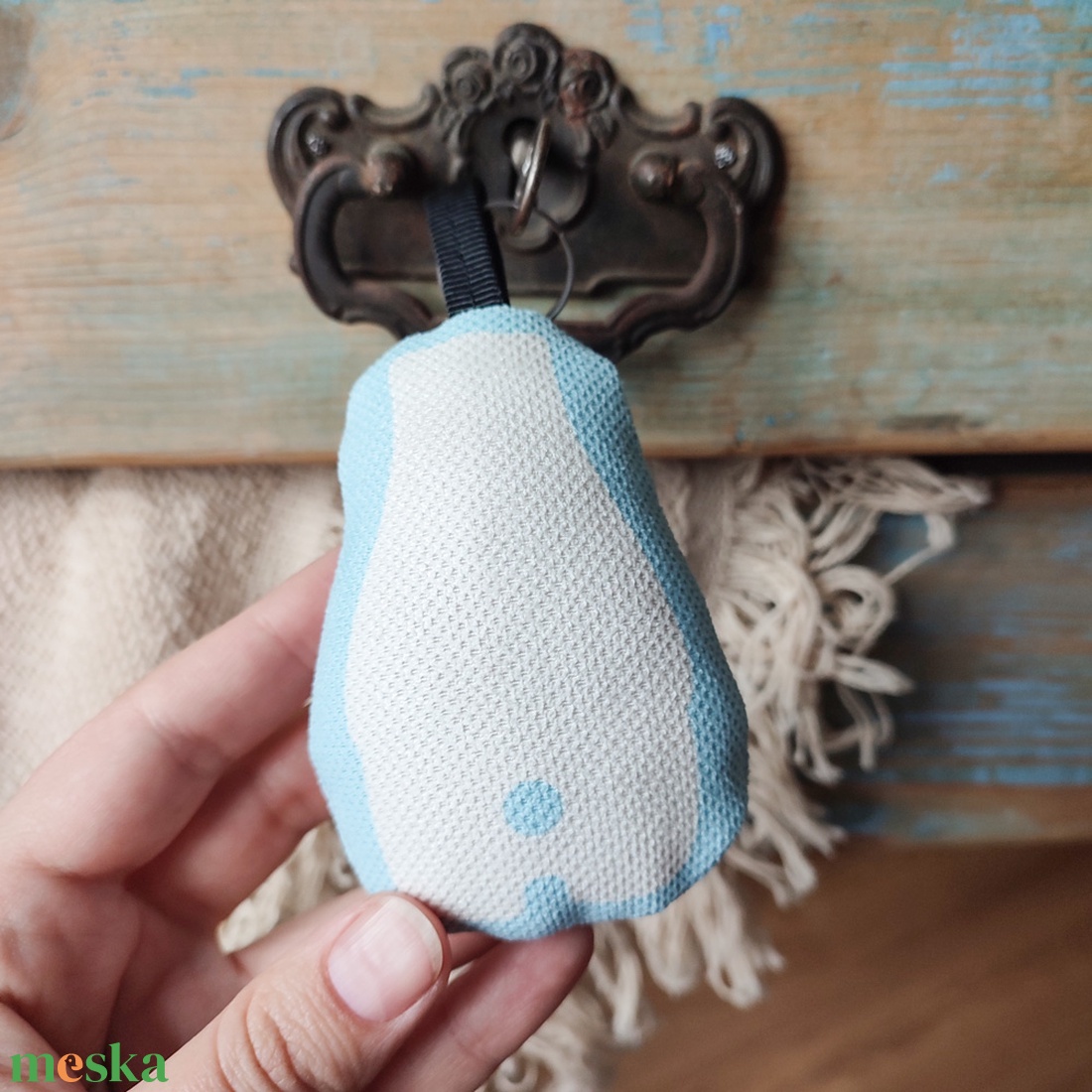 Textil kulcstartó � Jegesmaci - táska & tok - kulcstartó & táskadísz - kulcstartó - Meska.hu