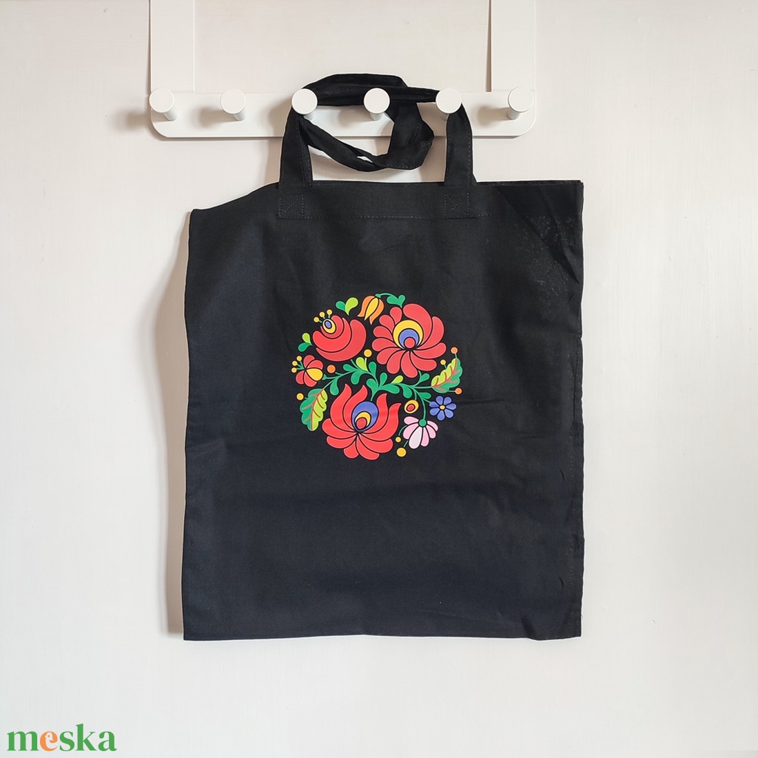 Vászontáska  Matyó tatyó - táska & tok - bevásárlás & shopper táska - shopper, textiltáska, szatyor - Meska.hu