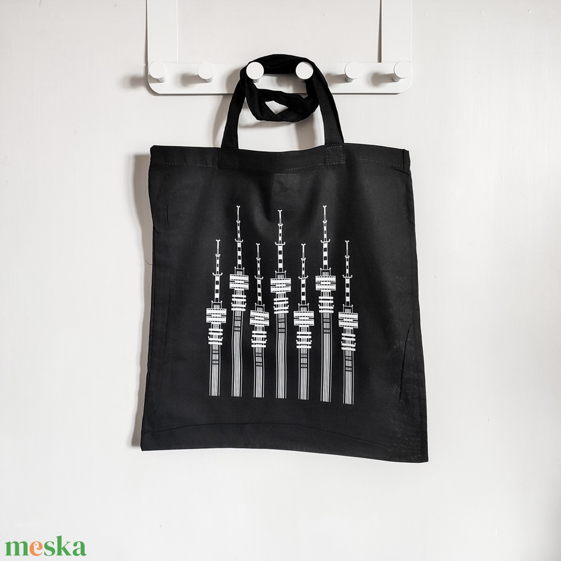 Vászontáska TVtorony, fehérben - táska & tok - bevásárlás & shopper táska - shopper, textiltáska, szatyor - Meska.hu Vászontáska TVtorony, fehérben - táska & tok - bevásárlás & shopper táska - shopper, textiltáska, szatyor - Meska.hu