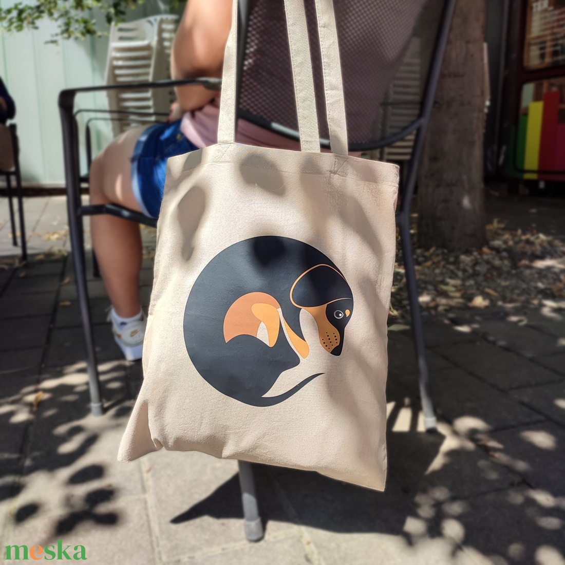 Vászontáska  Tacsi, tacskó - táska & tok - bevásárlás & shopper táska - shopper, textiltáska, szatyor - Meska.hu Vászontáska  Tacsi, tacskó - táska & tok - bevásárlás & shopper táska - shopper, textiltáska, szatyor - Meska.hu