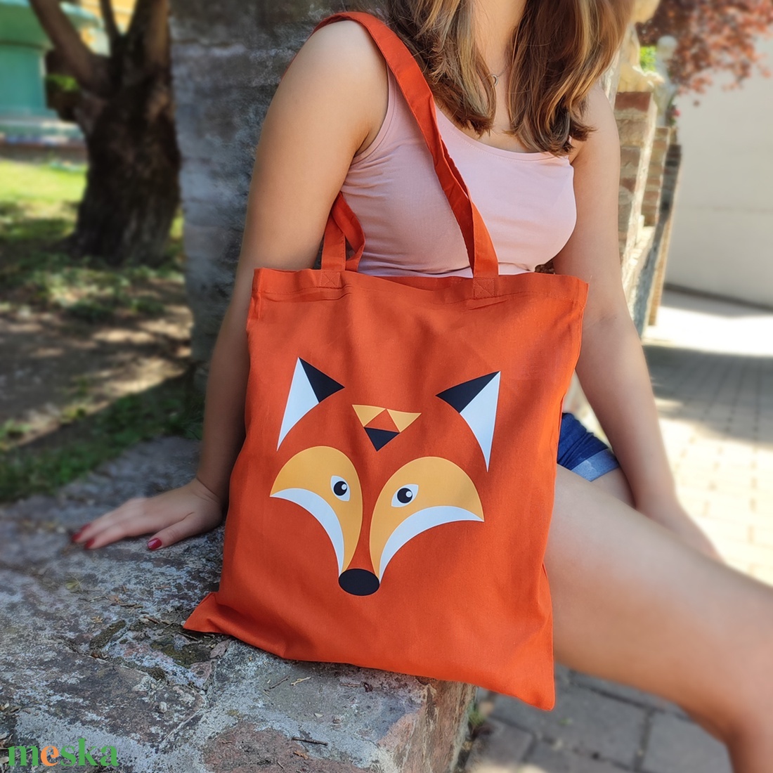 Vászontáska Róka - táska & tok - bevásárlás & shopper táska - shopper, textiltáska, szatyor - Meska.hu Vászontáska Róka - táska & tok - bevásárlás & shopper táska - shopper, textiltáska, szatyor - Meska.hu