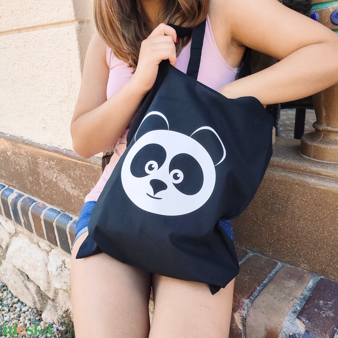 Vászontáska  Panda, óriáspanda - táska & tok - bevásárlás & shopper táska - shopper, textiltáska, szatyor - Meska.hu Vászontáska  Panda, óriáspanda - táska & tok - bevásárlás & shopper táska - shopper, textiltáska, szatyor - Meska.hu