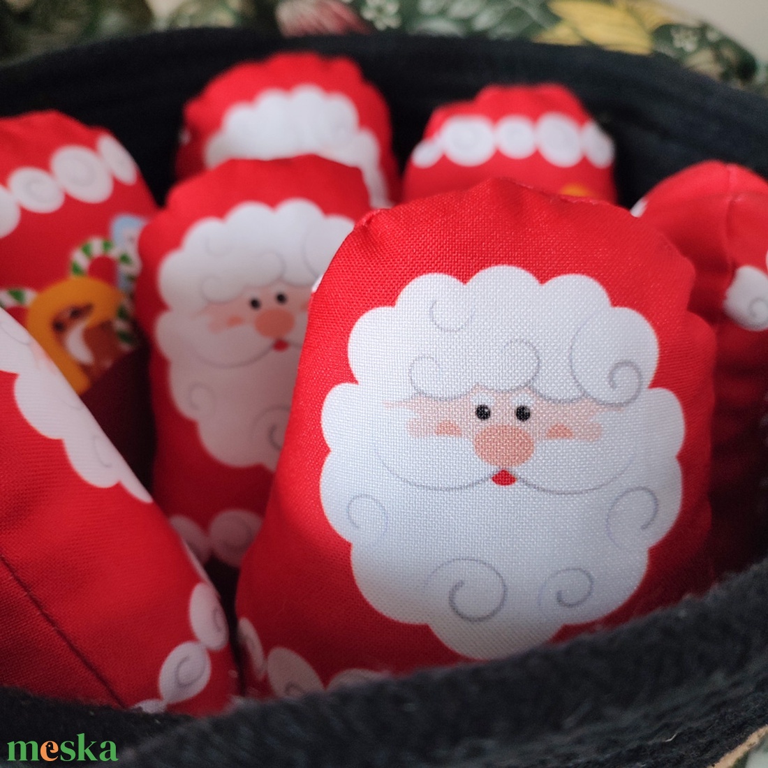 Marokpárna � Mikulás, jegesmacival és zöld csíkos cukorkával - játék & sport - baba & babaház - baba - Meska.hu