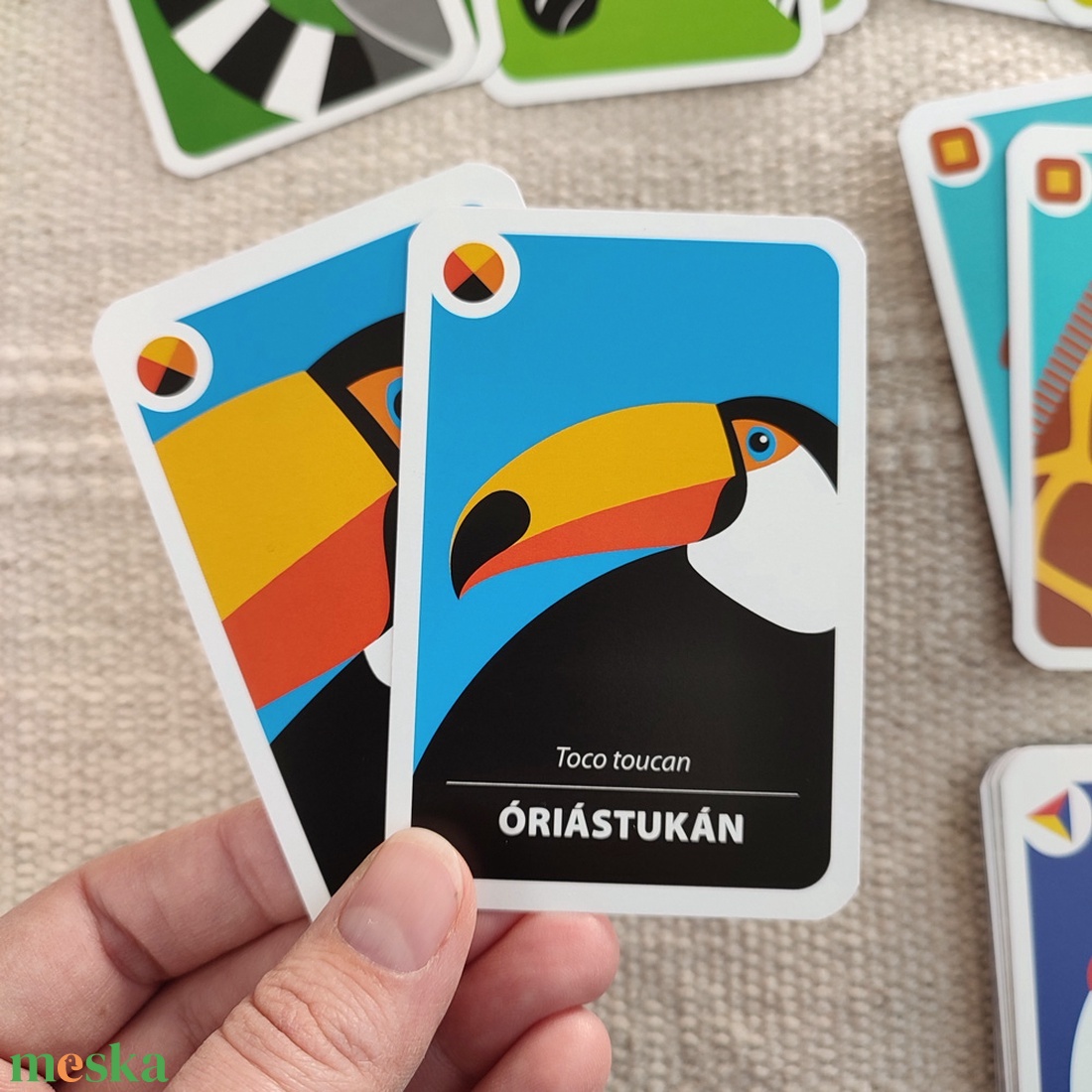 Fekete Péter kártya  Trópusi állatok - játék & sport - táblajáték és kártyajáték - kártya - Meska.hu