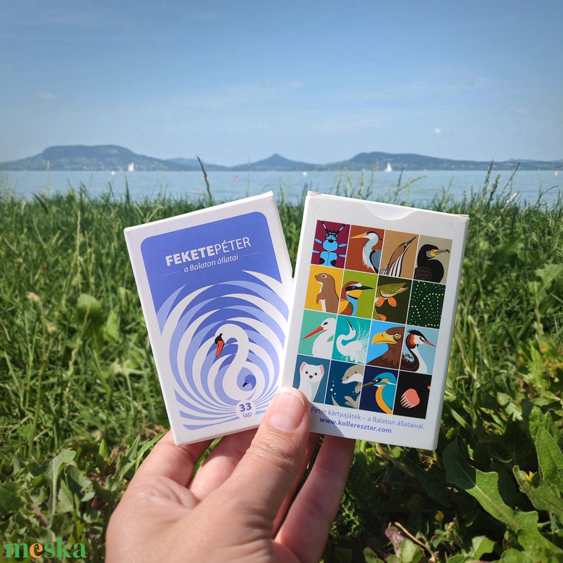 Fekete Péter kártya  A Balaton állatai - játék & sport - táblajáték és kártyajáték - kártya - Meska.hu