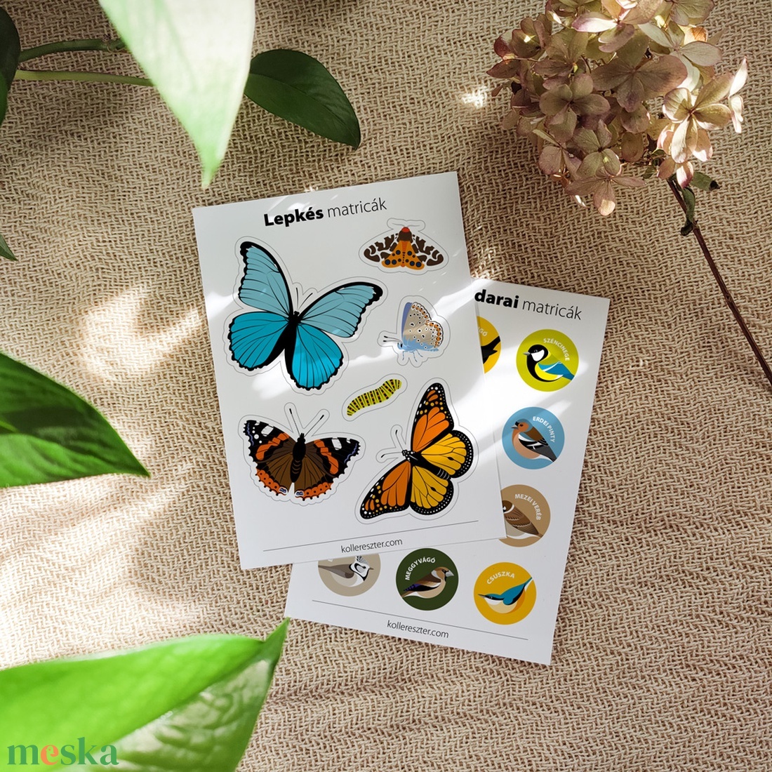 Matricaív (A6-os) � Lepkés - kellékek & szerszámok - dekorációs kellékek - matricaív - Meska.hu