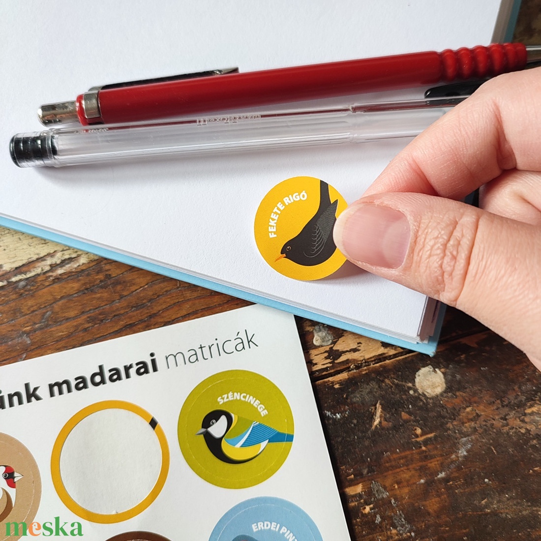 Matricaív (A6-os) � Kertünk madarai - kellékek & szerszámok - dekorációs kellékek - matricaív - Meska.hu