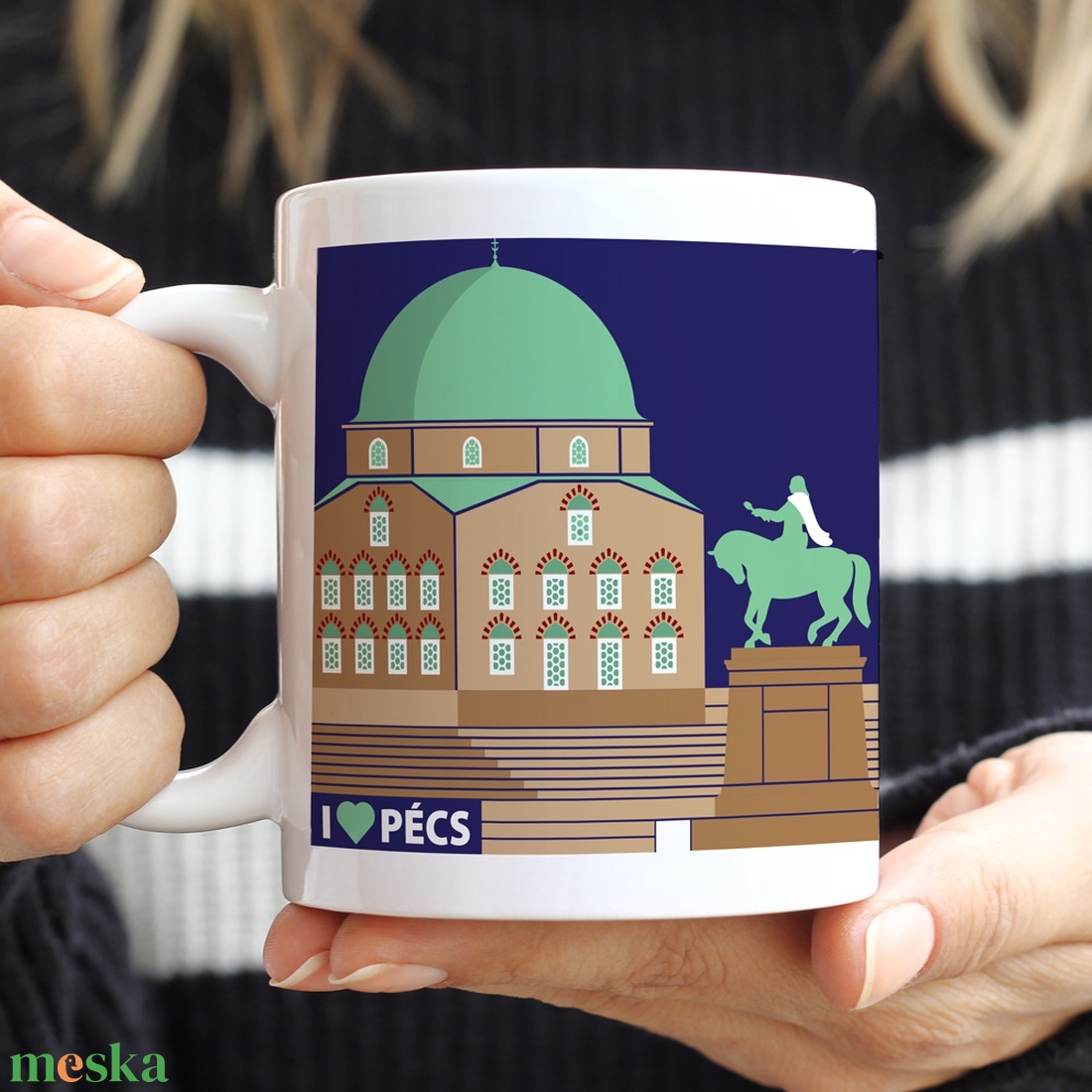 Bögre � Pécs, IlovePécs, dzsámi - otthon & életmód - konyhafelszerelés, tálalás - tálalás - bögre & csésze - Meska.hu