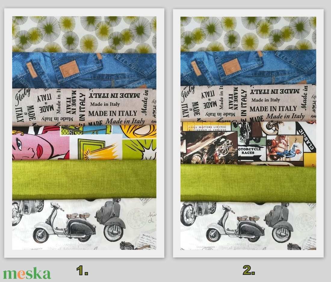 Kamasz méretű,vidám színű, süppedős patchwork babzsákfotel - zöld, klasszikus formájú babzsák tiniknek - otthon & életmód - bútor - babzsákfotel - Meska.hu