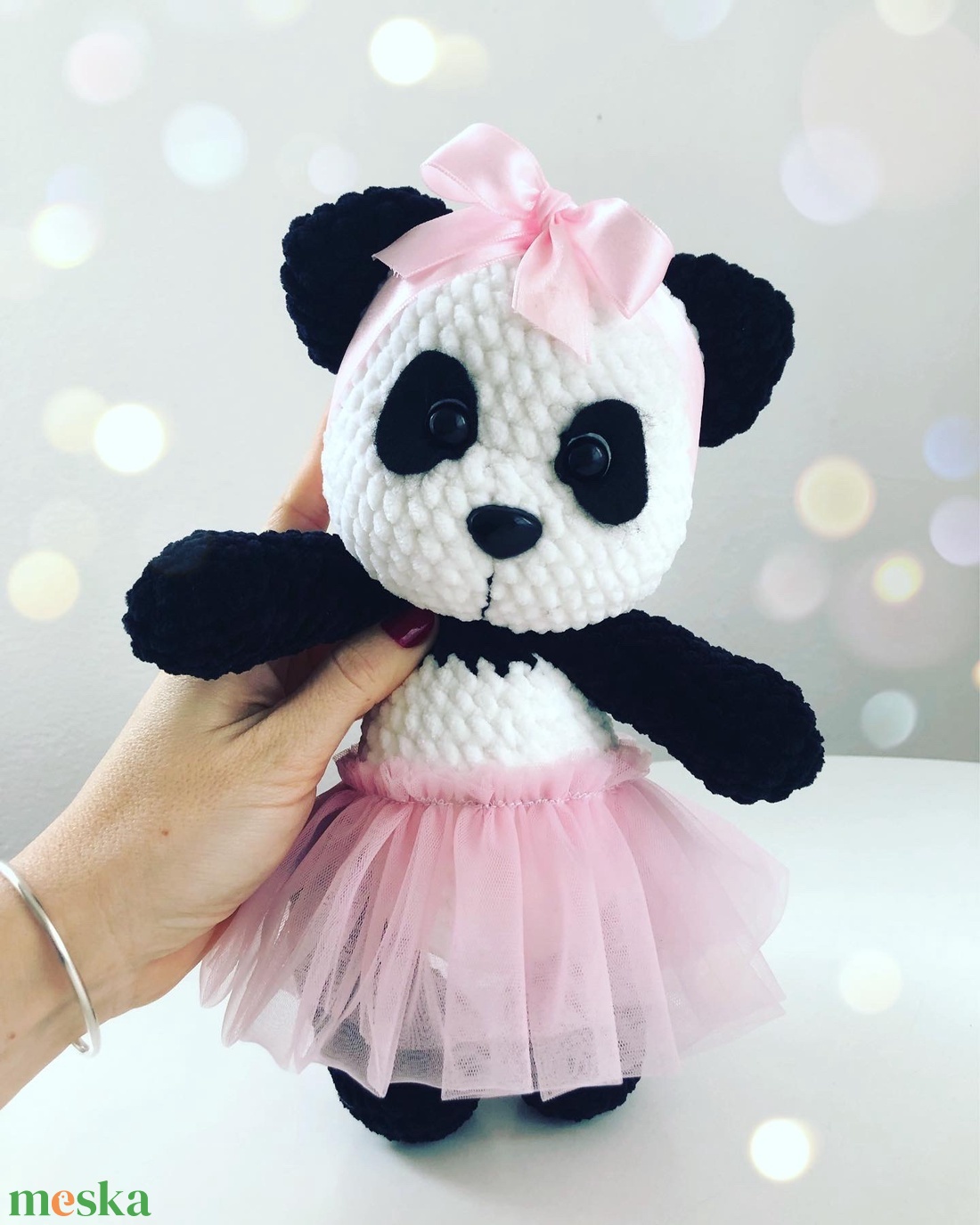 Plüss panda maci - játék & sport - plüssállat & játékfigura - maci - Meska.hu