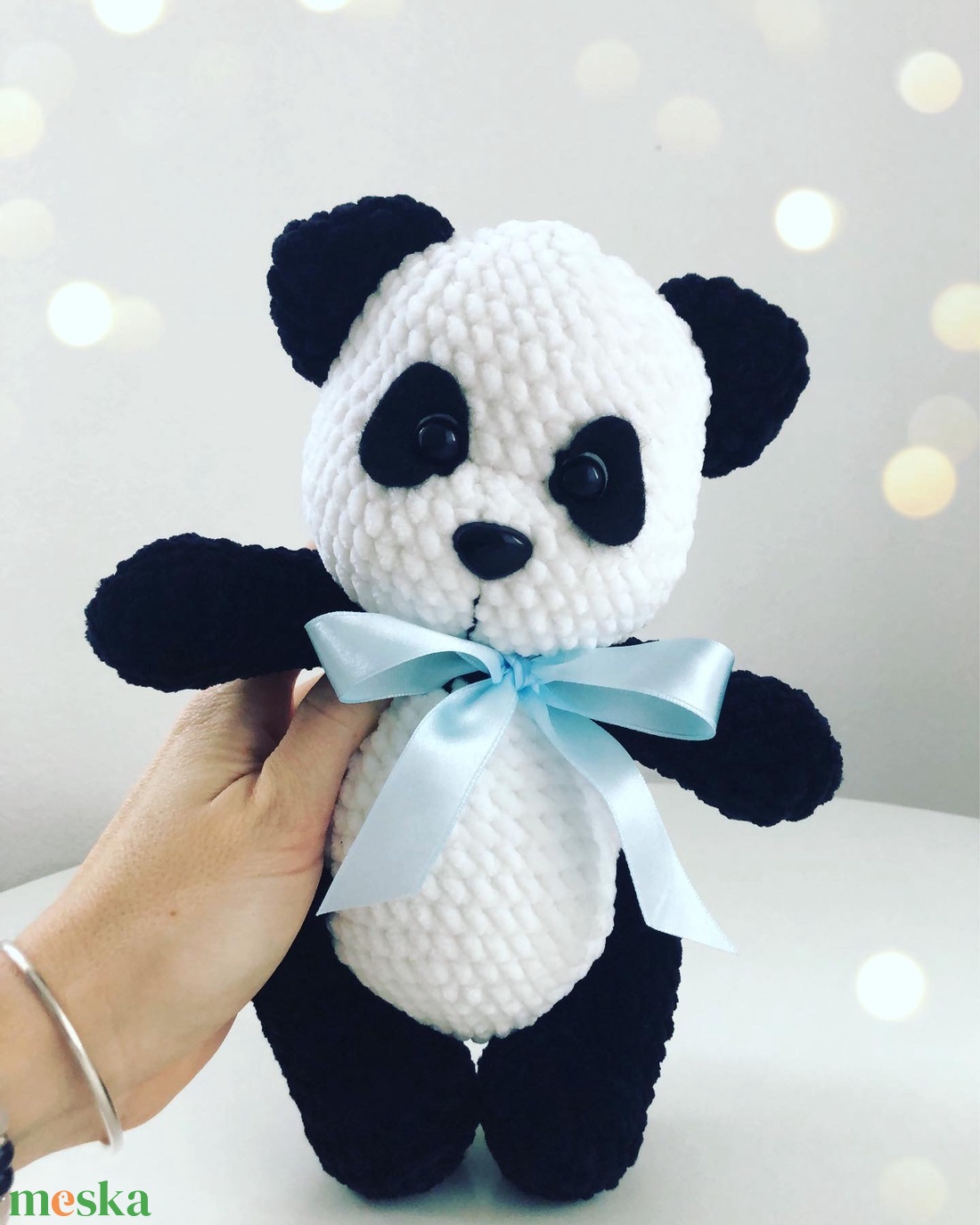 Plüss panda maci - játék & sport - plüssállat & játékfigura - maci - Meska.hu