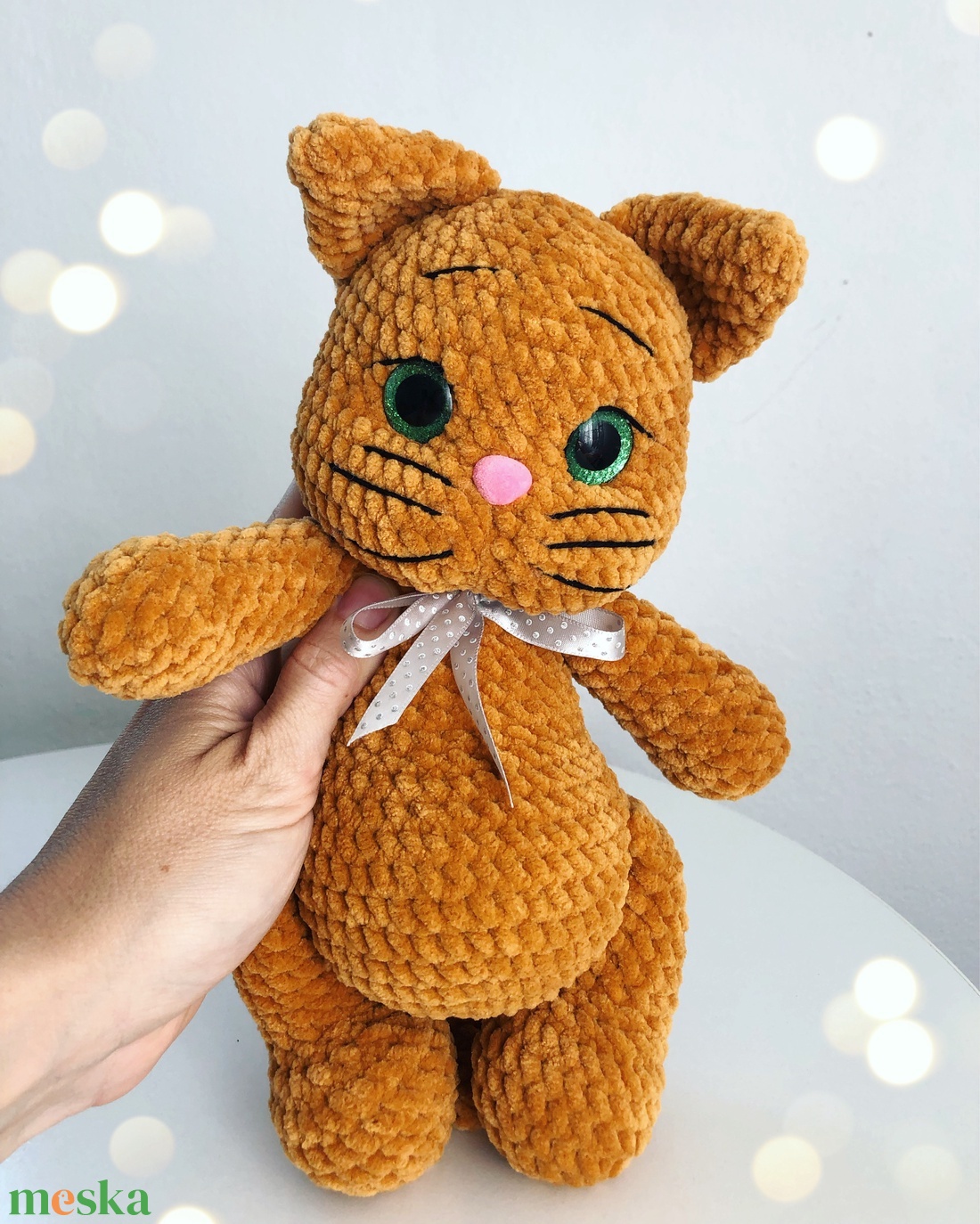 Diego, a plüss cica - játék & sport - plüssállat & játékfigura - cica - Meska.hu