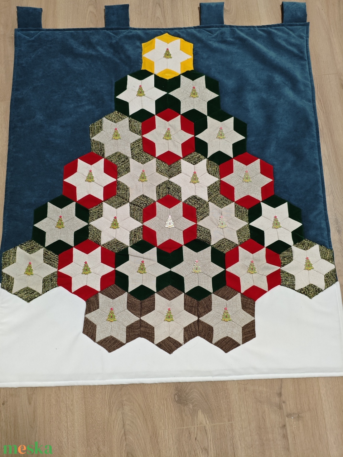 Örök adventi naptár zsákokkal - karácsony - adventi díszek - adventi naptár - Meska.hu