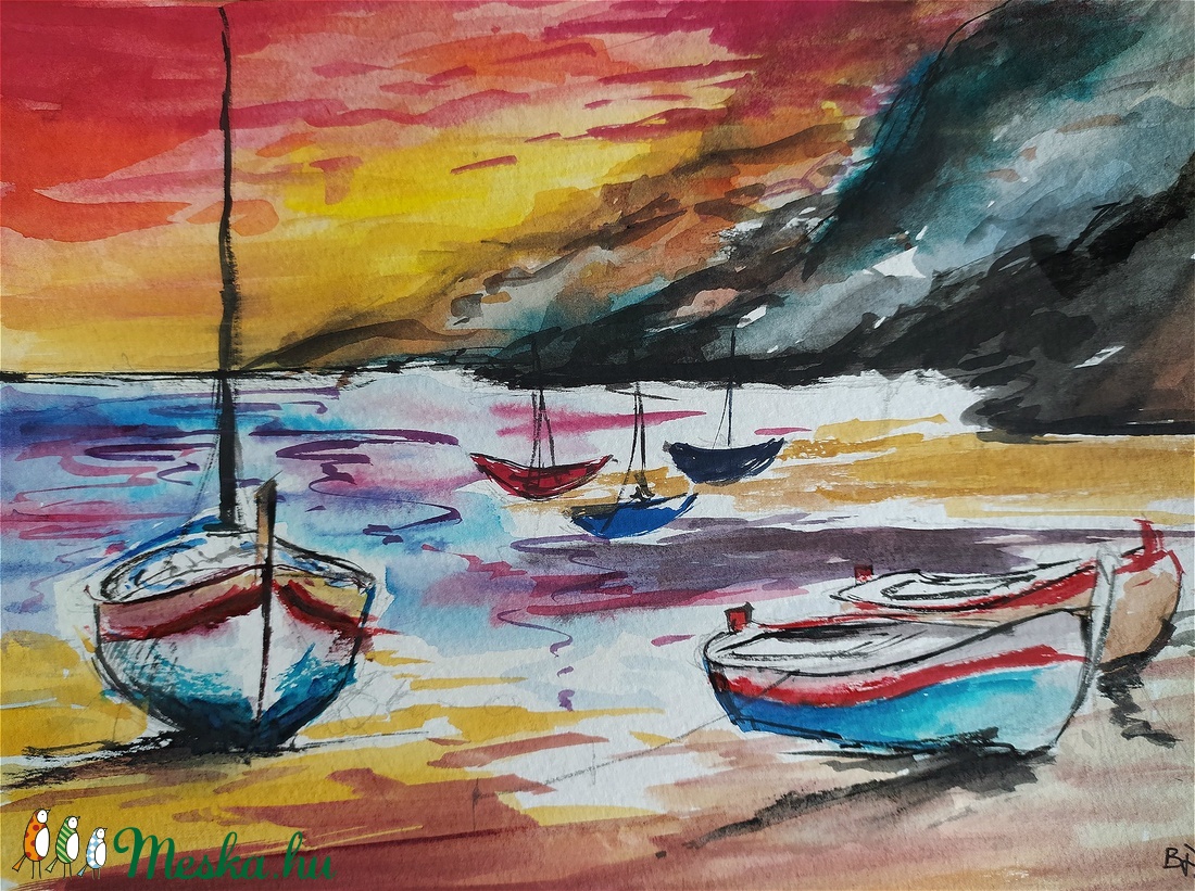 Kikötő (Eredeti alkotás) - - Meska.hu Kikötő (Eredeti alkotás) - - Meska.hu