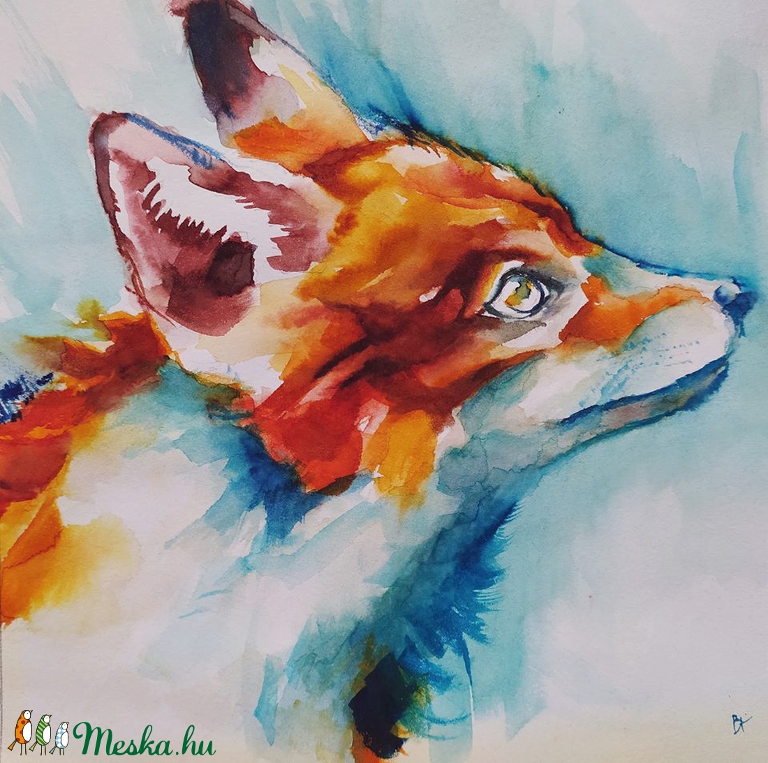 Rókafi (Eredeti alkotás) - művészet - festmény - festmény vegyes technika - Meska.hu Rókafi (Eredeti alkotás) - művészet - festmény - festmény vegyes technika - Meska.hu