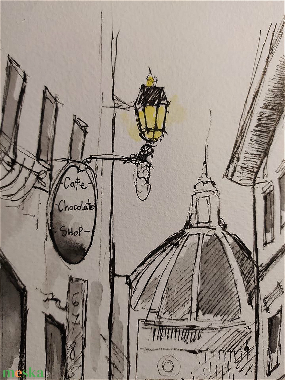 Eső után (Eredeti alkotás) - művészet - festmény - akvarell - Meska.hu Eső után (Eredeti alkotás) - művészet - festmény - akvarell - Meska.hu