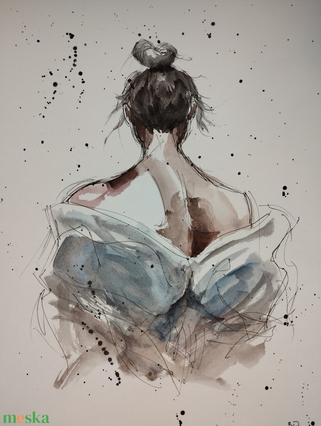 Pillanat - művészet - festmény - akvarell - Meska.hu Pillanat - művészet - festmény - akvarell - Meska.hu