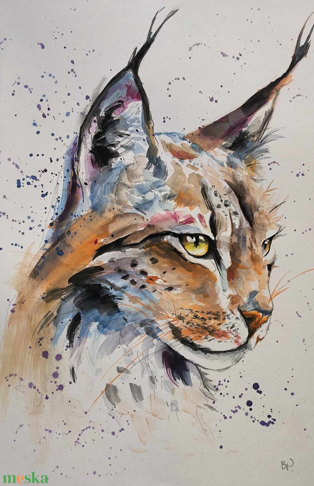 Hiúz festmény - művészet - festmény - akvarell - Meska.hu Hiúz festmény - művészet - festmény - akvarell - Meska.hu