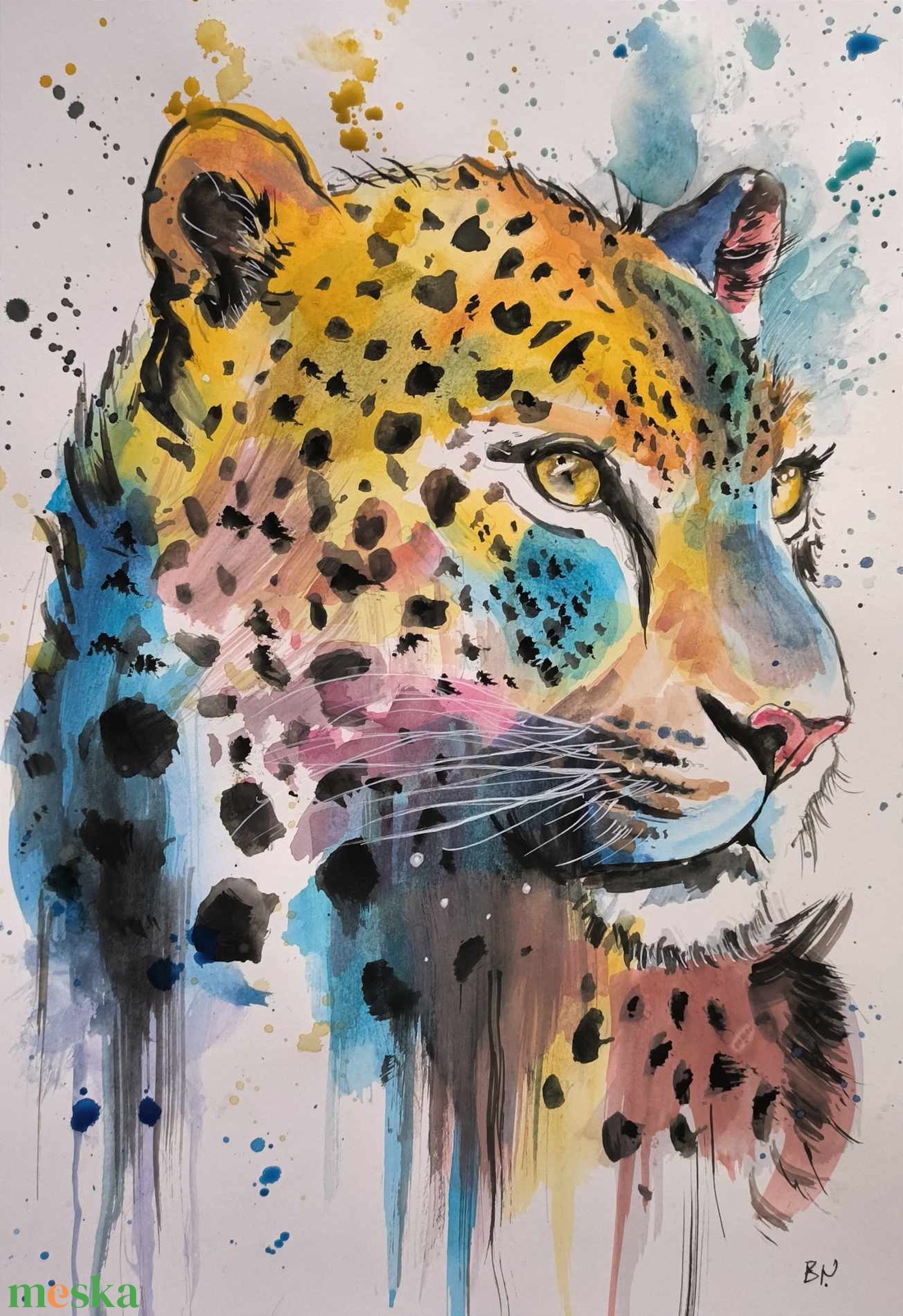 Leopárd akvarell festmény - művészet - festmény - akvarell - Meska.hu Leopárd akvarell festmény - művészet - festmény - akvarell - Meska.hu