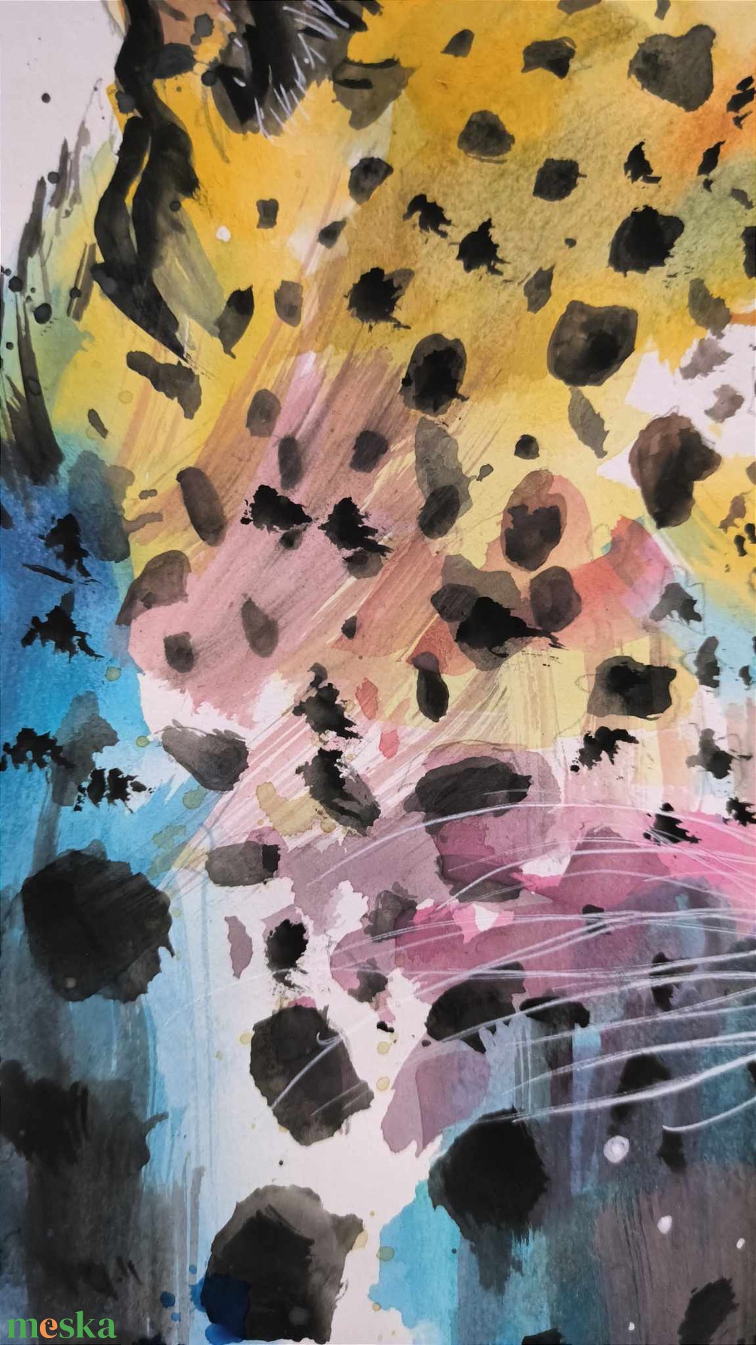 Leopárd akvarell festmény - művészet - festmény - akvarell - Meska.hu Leopárd akvarell festmény - művészet - festmény - akvarell - Meska.hu